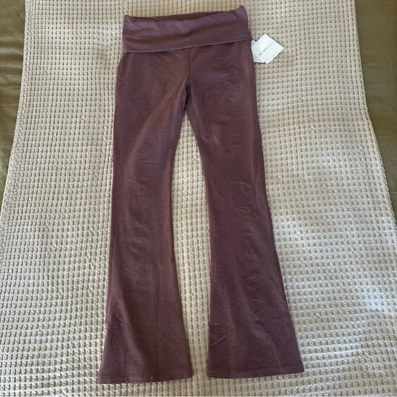 BEYOND YOGA NWT Spacedye Foldover Bootcut Pant - Picture 4 of 7